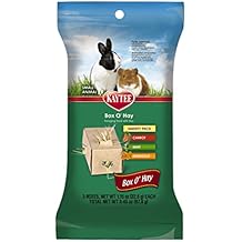 Kaytee Small Animal Pet Box O' Hay Variety Pack Carrot, Mint, and Marigold 3.45 oz