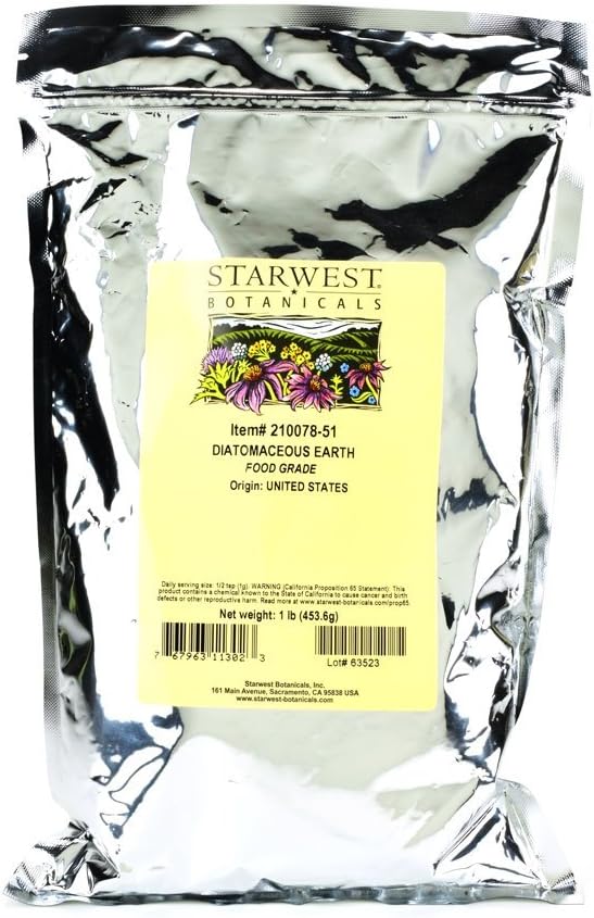 Starwest Botanicals Diatomaceous Earth Supplement, 1 Pound